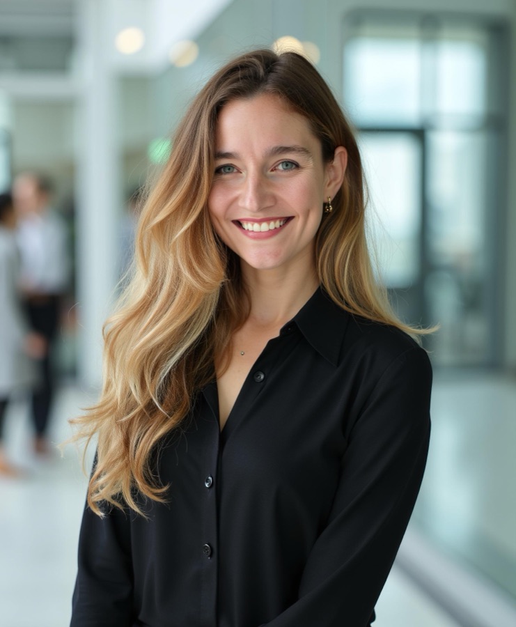 Elisabeth Hitz at the office